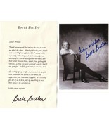 *Brett Butler Autographed Photo Reprint 7 x 5 with a Letter - $345.18 MXN