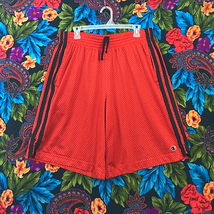 Men’s Champion Authentic Mesh Shorts Mens Size Large Basketball Breathable Sport - £18.47 GBP