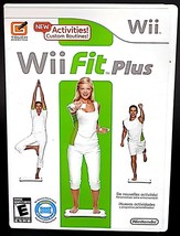 Wii Fit Plus Nintendo Wii Case Game Disc Manual CIB No Balance Board - $7.18