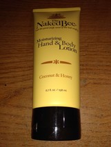 The Naked Bee Coconut &amp; Honey Hand &amp; Body Lotion 6.7 oz Large Size - £9.56 GBP