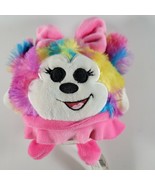 Disney Rainbow Plush Squeezeamals Minnie Mouse Tie Dyed Size 6.5&quot; Tall - $8.95