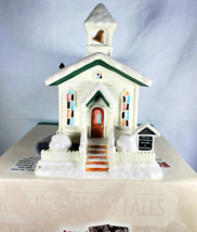 It&#39;s a Wonderful Life Illuminated Village Bedford Falls Church Enesco Christmas - £120.76 GBP