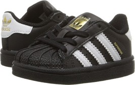 adidas Originals Toddler Superstar BB9078 Black/Whit Size 4K - $44.55