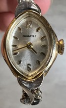 VTG Caravelle 10K RGP Bezel Stainless Steel Back Womens Wristwatch - £14.68 GBP