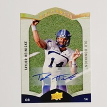 Taylor Heinicke 2015 Upper Deck A Cut Above Autographs Auto Old Dominion - £19.74 GBP