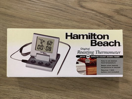 Hamilton Beach Digital Roasting Thermometer LCD with Count Down Timer NEW - £12.80 GBP