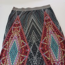 New Directions Women's Multicolor Cotton Elastic Waist Geometric Skirt Size XL image 6