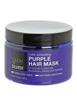 Touch of Silver Color Extending Purple Hair Mask For Blondes/Silver Hair 12oz - £16.02 GBP