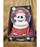 Nightmare Before Christmas Snow Globe Jack 25th Anniversary Musical NIB - £77.12 GBP