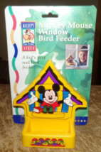 1994 plastic mickey mouse window bird feeder in the package new - $9.89