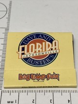 Vintage Matchbook Dave And Busters Jacksonville, Florida gmg Unstruck - £9.73 GBP