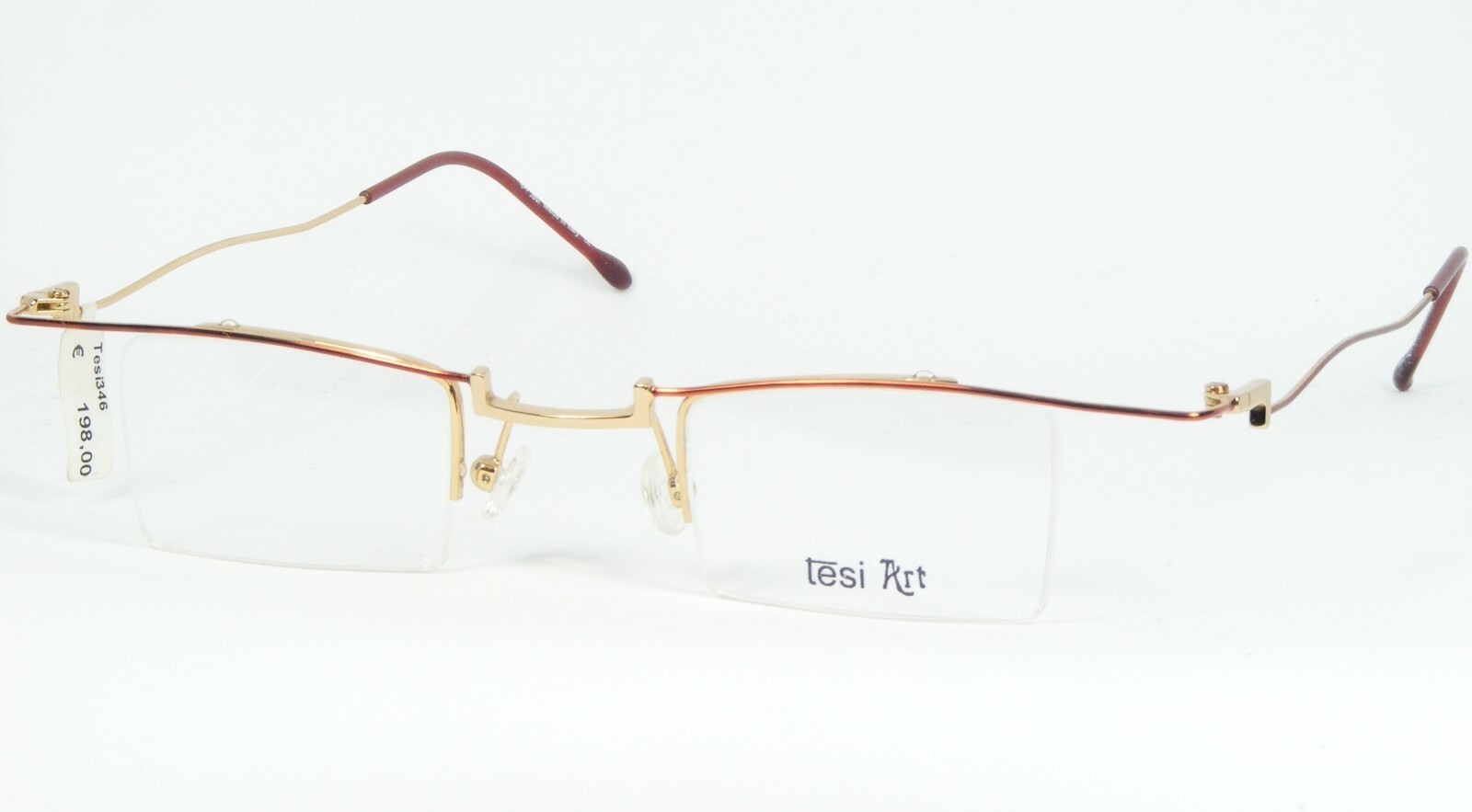Vintage TESI Art Da Ipotesi 346 06 Ruggine/Oro Occhiali Sole 39-25-140 I... - $76.30