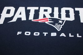 New England Patriots Tee Shirt Mens Large Navy Blue Crew Neck NFL Football - $13.47
