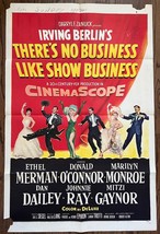 *There&#39;s No Business Like Show Business (1954) Merman, O&#39;connor, Monroe 1-Sheet - £153.39 GBP