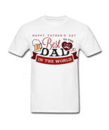 Happy Father&#39;s Day Beer &amp; Heart T Shirt - $21.99+