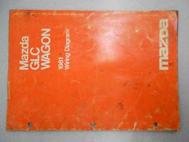 1981 Mazda Glc Wagon Electric Service Manual Wiring Factory OEM Rare Boo... - $74.47 MXN