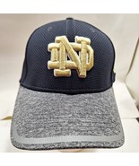 Notre Dame Fighting Irish Hat Cap Adult M/Large Blue New Era 39Thirty Flex - €17,18 EUR