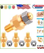 8-Piece Brass Battery Terminal Bolts 3/8-16 Stud Kit for Quick Installat... - $350.61 MXN