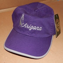 Hat State Of Arizona Cap By Roundpoint 00476  Purple &amp; Gray 100% Cotton 164P - £7.51 GBP