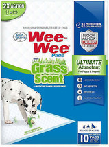 Wee-Wee Grass Scented Puppy Pads with Enhanced 6-Layer Leak-Proof Protec... - £17.34 GBP