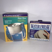 Teledyne Water Pik Water Filter Pitcher System Model WP-1  w 48 Filter Discs NOS - £26.09 GBP