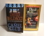 Lot of 2 David Baldacci Paperback Books: Camel Club, Christmas Train - $8.54