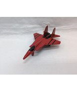 Red And Black Military Fighter Jet Diecast Plane 3&quot; - $263.24 MXN