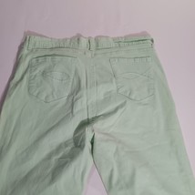 Gloria Vanderbilt Jeans Womens 16 Green Ankle Grazer Cadence Stretch Denim 32x27 image 14