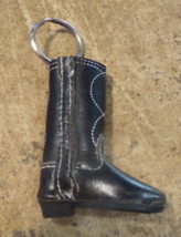 3&quot; long cowboy boot keyring in nice shape used - $9.89