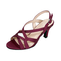  FLORAL Charlotte Women Wide Width Criss-Cross Comfort Dress Heel Shoes  - £40.26 GBP
