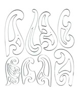 Westcott French Curve Template Set of 8 - £22.79 GBP