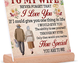 Gifts for Wife from Husband, Mothers Day Card for Wife, Wife Birthday Ca... - £18.16 GBP