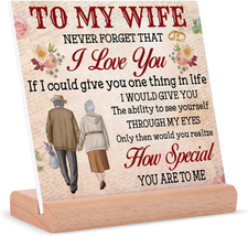 Gifts for Wife from Husband, Mothers Day Card for Wife, Wife Birthday Ca... - £19.73 GBP