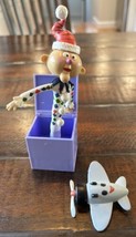 Rudolph Island Of Misfit Toys Charlie In The Box Figurine Memory Lane 2002 Plane - £15.27 GBP