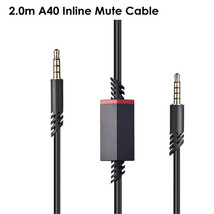 Replacement Cable Inline Mute Cord Gaming Headsets For Astro A10 A40 Xbox Ps4 - £14.37 GBP
