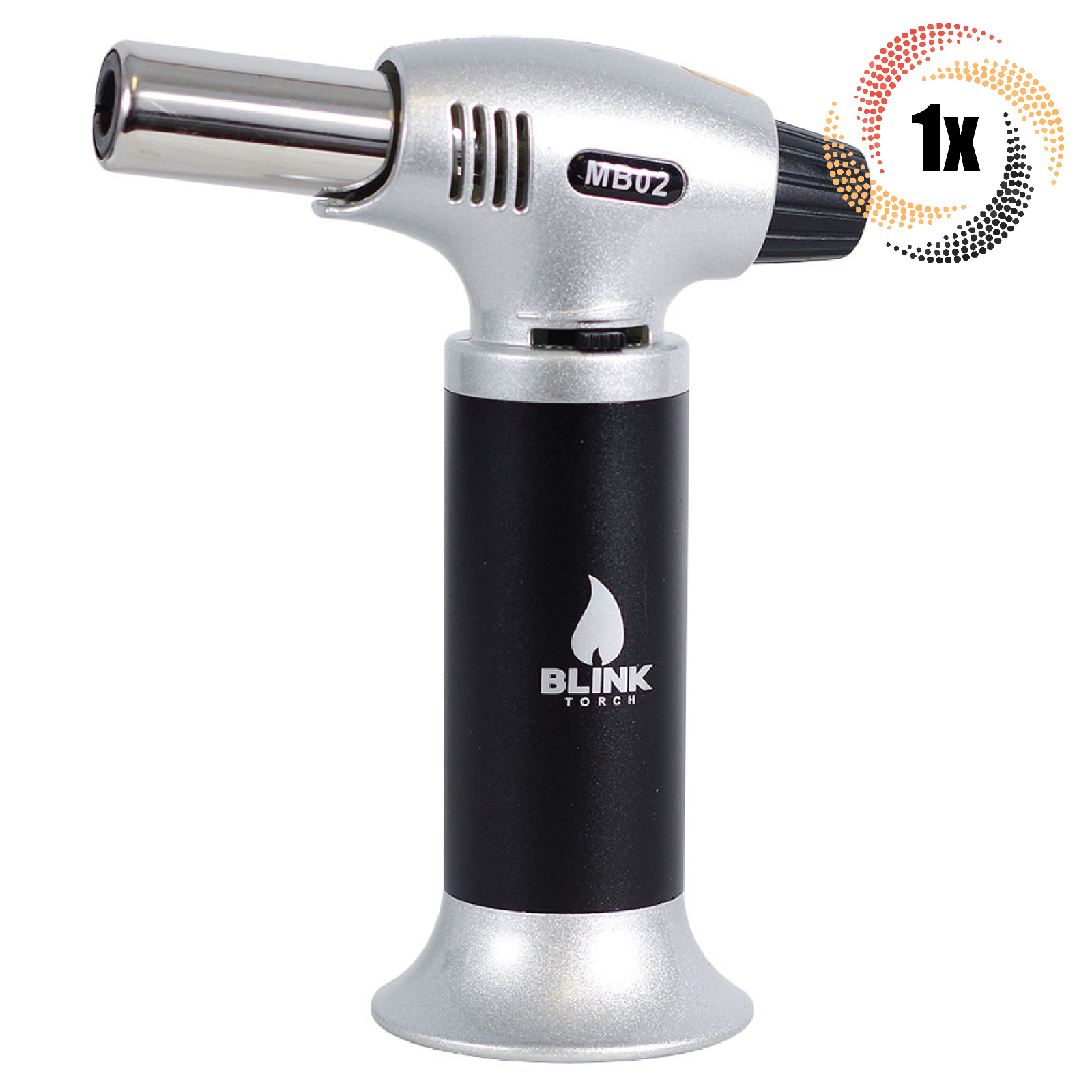 1x Torch Blink MB02 Black Refillable Butane Torch | Adjustable Flame - $24.35