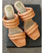 Vince Camuto Women&#39;s Eluinsa Melone Puffy Heeled Sandal New With Box Siz... - $43.56