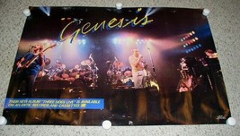 Genesis Poster Three Sides Live Promotional Phil Collins - £51.40 GBP