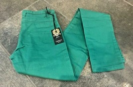 CHIKNY JEANS USA Green Womens Cotton Mix Skinny Jeans Pants Retail $95 S... - $15.87