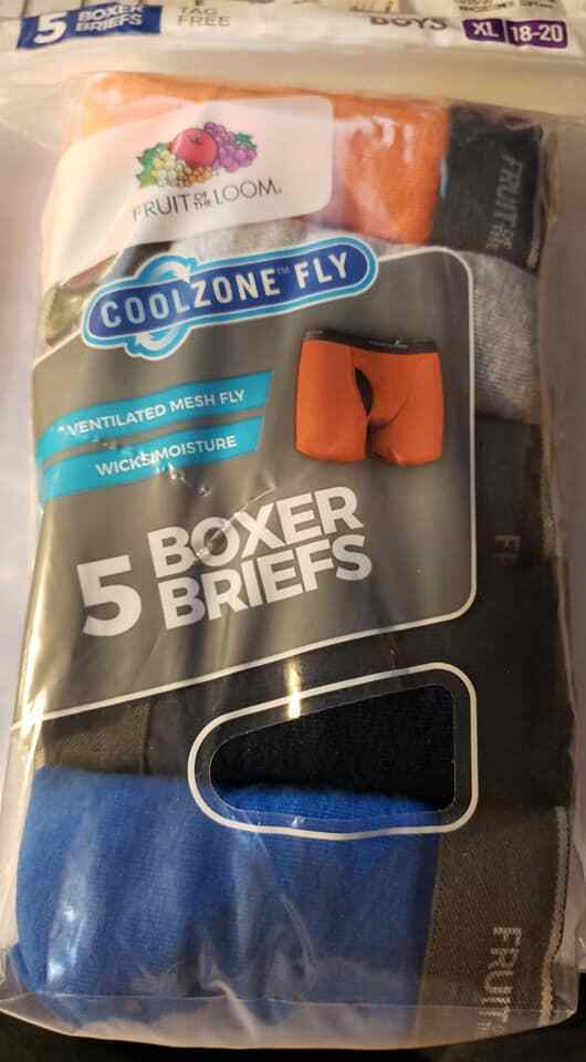 Fruit of the Loom Boys CoolZone Boxer Brief, 5 Pack (LOC TUB E-4) Item image 3