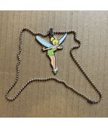 Walt Disney Tinkerbell Metal Enamel Pendant Charm Army Chain Necklace - €11,14 EUR