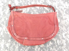 Fossil Red Leather Shoulder Handbag Purse 6458 - £24.43 GBP