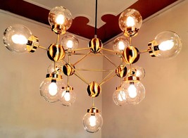 Huge Size Brass Classic Sputnik Chandelier Made From Pure Brass Decorative Light - £1,376.37 GBP