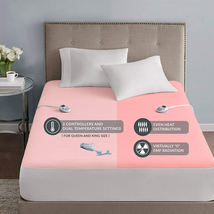 Waterproof Heated Mattress Pad Warming Matress Cover Electric Bed Warmer Fitted - £162.40 GBP+