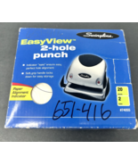Swingline Easy View 2-Hole Punch 20 Sheets Green/Red Light Alignment Ind... - $16.62