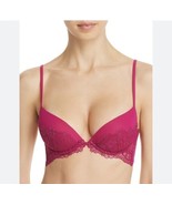 La Perla 34C Dream Bra Magenta Pink Lace Wire Support Padded Push Up Int... - £40.88 GBP