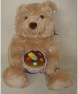 GUND HAPPY BIRTHDAY BEAR Brown Plush Stuffed Animated Sings, Moves Light... - $369.71 MXN