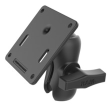 RAM Mount Short Socket Arm and VESA 75mm Plate 1.5 inch C-Ball RAM-103U-B-2461 - £61.28 GBP