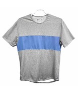BYLT Drop Cut Mens Shirt Gray Size XL Short Sleeve Crew Neck Pullover Ca... - £24.66 GBP