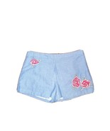 J By J.O.A. Shorts Women Pinstripe Embroidered Zipper Closure Lined Size XL - $19.80